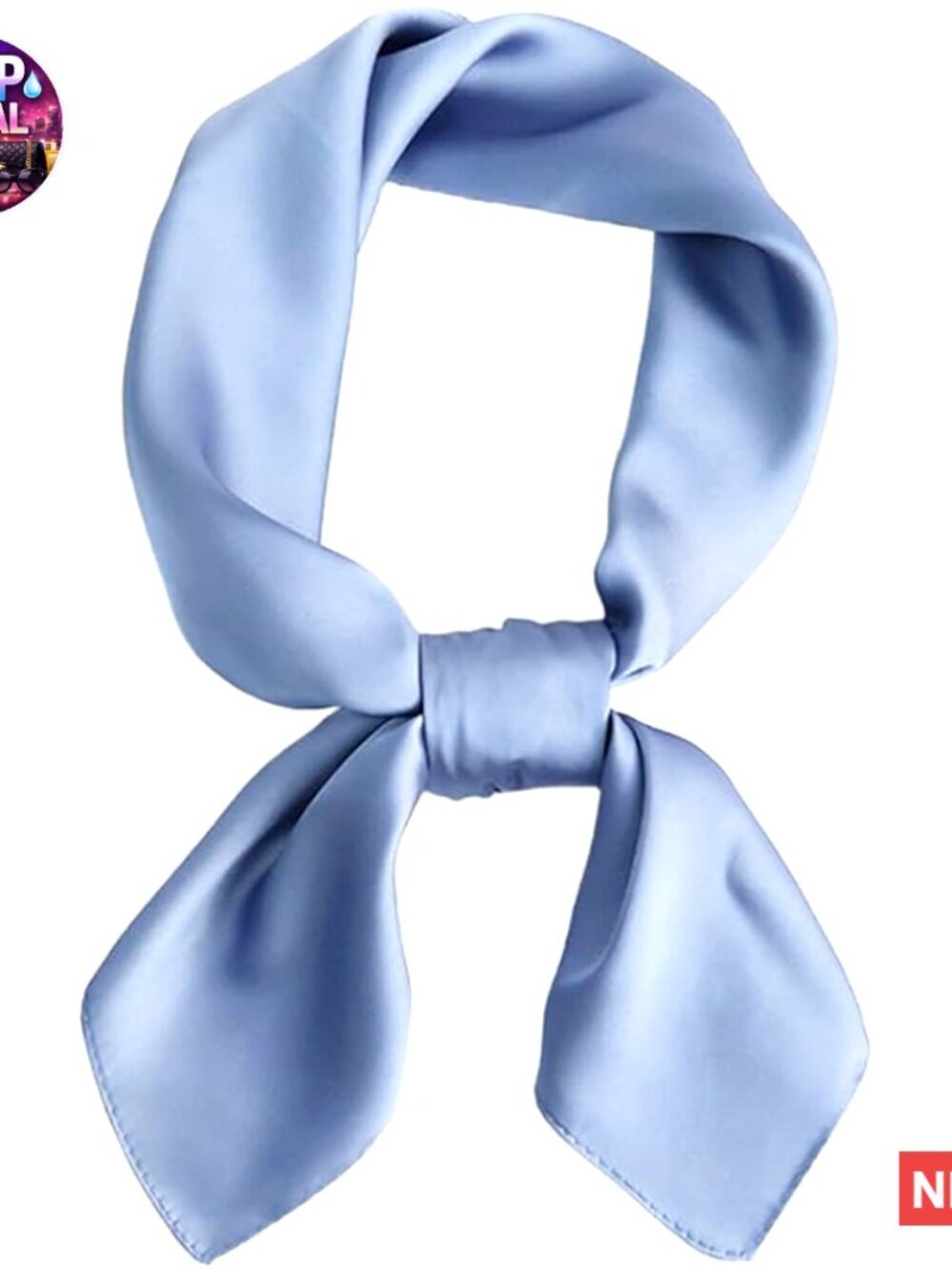 Polyester Square Scarf 27.5" Multi-Purpose Fashion Accessory